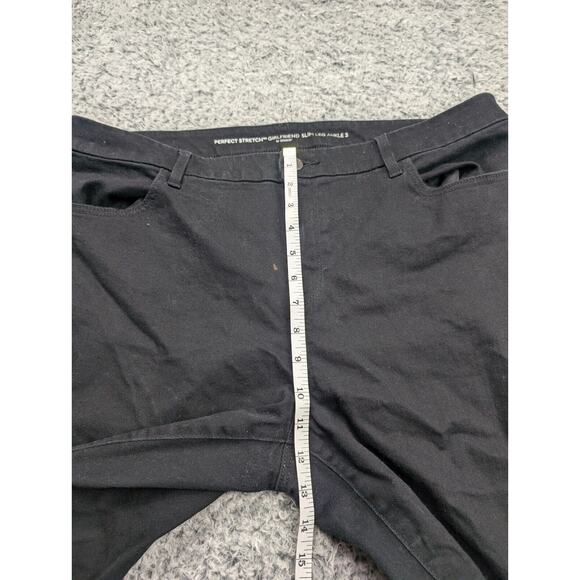 Chicos Jeans Women 3 Black High Rise Normcore Slim Leg Stretch Casual Denim - Picture 8 of 11